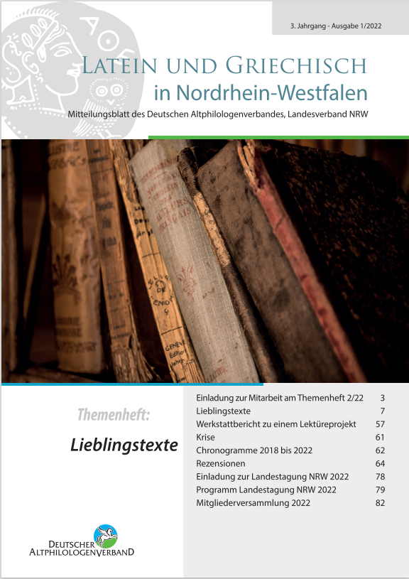 					Ansehen Bd. 3 Nr. 1 (2022): Lieblingstexte
				